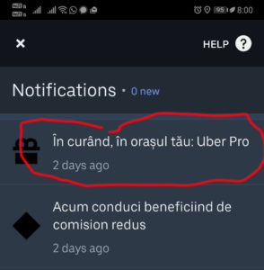 Uber Pro in orasul tau