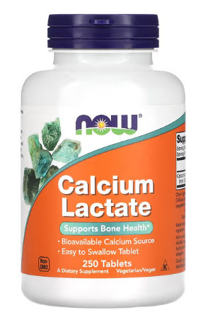 calciu lactic tablete