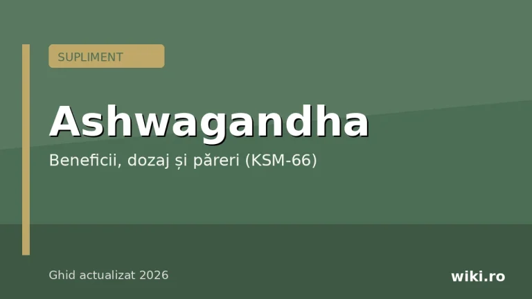 Ashwagandha — supliment KSM-66