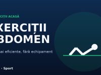 exerciții pentru abdomen acasă, fără echipament