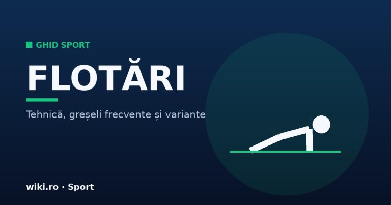 flotări executate corect, poziție de bază