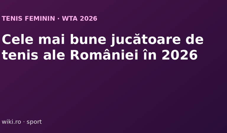 Cele mai bune jucătoare de tenis ale României în 2026: Sorana Cîrstea, Jaqueline Cristian și Gabriela Ruse