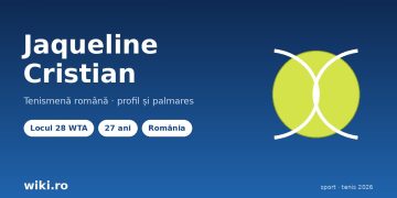 Jaqueline Cristian - tenismena romana, clasament WTA si palmares