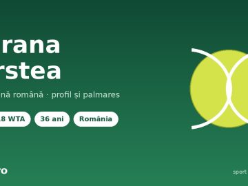 Sorana Cirstea - tenismena romana, clasament WTA si palmares