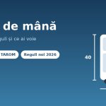 Bagaj de mana - dimensiuni acceptate si reguli pentru avion