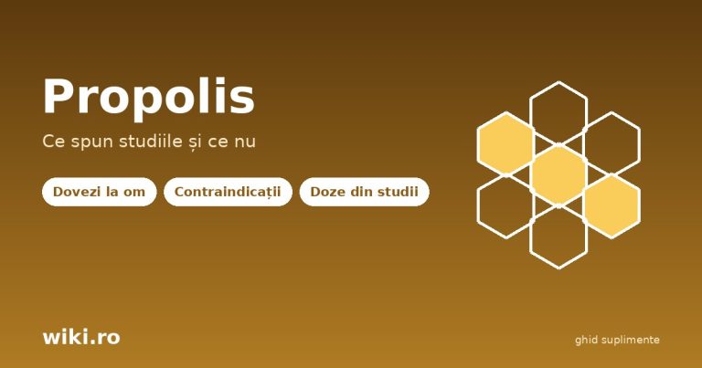 Propolis - ce spun studiile despre beneficii, contraindicatii si doze